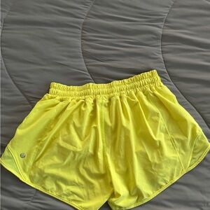lululemon athletica Women's Neon Yellow Athletic Shorts